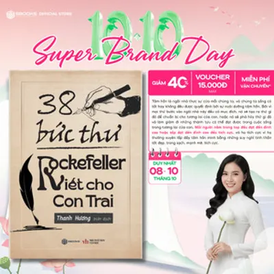 Bìa sách 38 Bức Thư Rockefeller Gửi Cho Con Trai