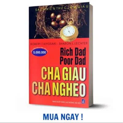 Bìa sách Cha Giàu Cha Nghèo